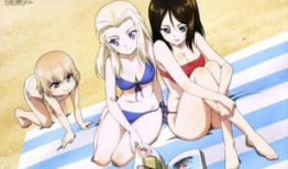 动漫美女穿泳衣,动漫美女魅力四射